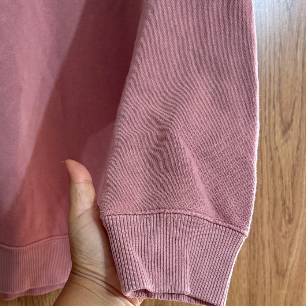 Aerie Soft Pink Textured sweatshirt - Picture 5 of 11